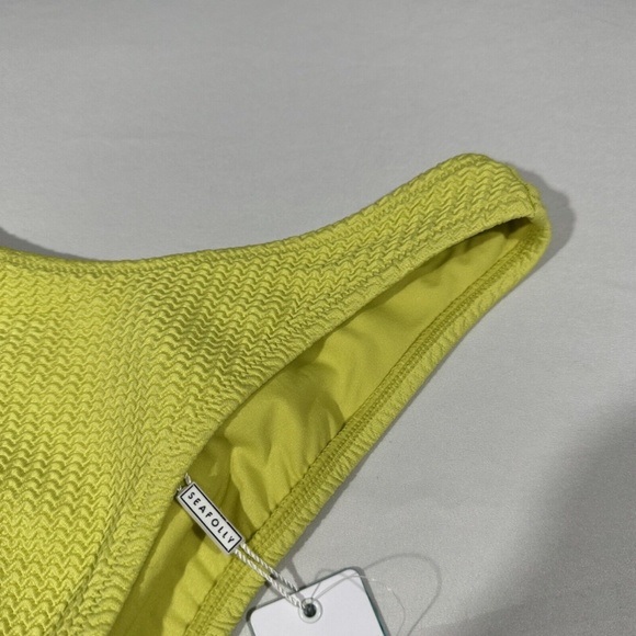NWT $68 Seafolly‎ [ 4 US/ 8 AUS ] Sea Dive Bikini Bottoms in Wild Lime - Picture 6 of 13